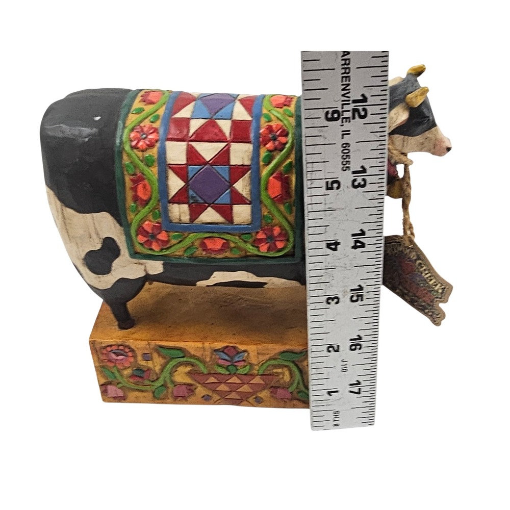 Jim Shore Heartwood Creek A Grand Tradition Cow Figurine 117143 Enesco 2003 - Picture 9 of 9